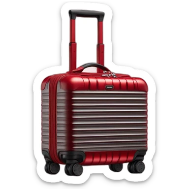 One Rimowa red Essential Cabin S luggage sticker
