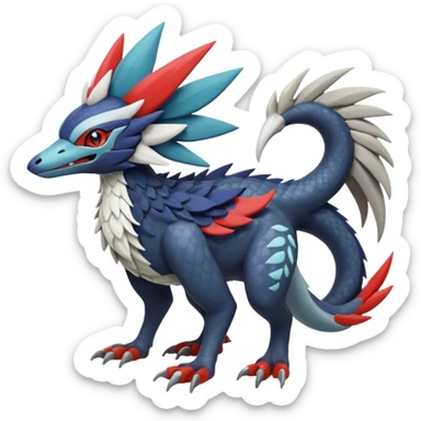  exotic Fakémon-Pokémon-Nargacuga-Silvally-Vernid-creature sticker