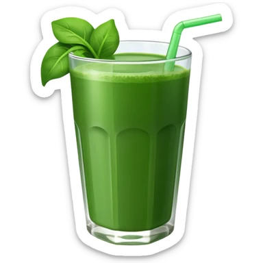 spinach juice sticker