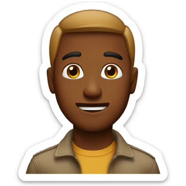 Brown emojis sticker