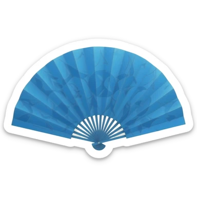 Blue Fan sticker