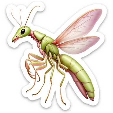 Orchid mantis  sticker