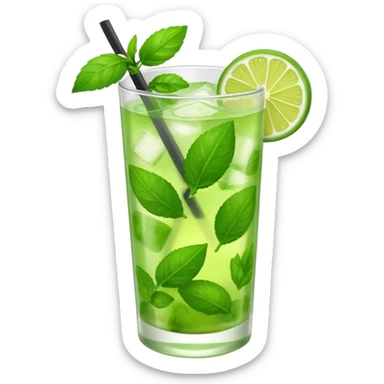 mojito emoji style sticker