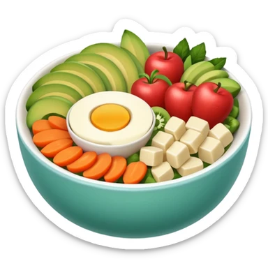 healthy bowls sticker