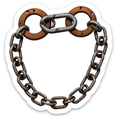 The chains are broken sticker
