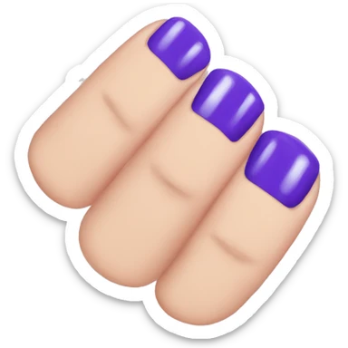 Nails text Beverly sticker