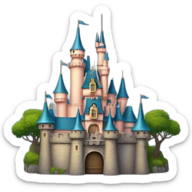 castillo walt disney sticker