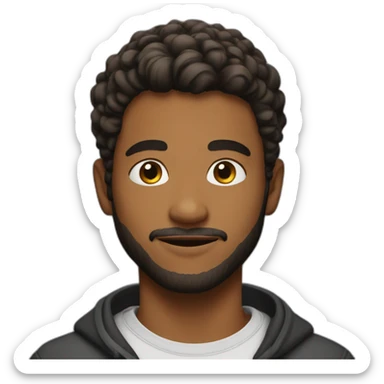 A beautiful boy age of 26 with light beard sticker