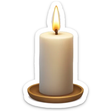 Candle sticker