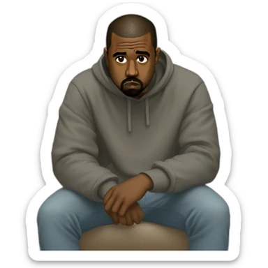 Sad Kanye west sticker