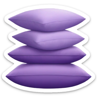 purple pillows sticker
