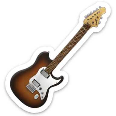 Guitare sticker
