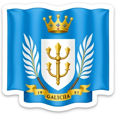 Bandera de Galicia sticker