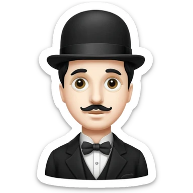 Charlie Chaplin  sticker
