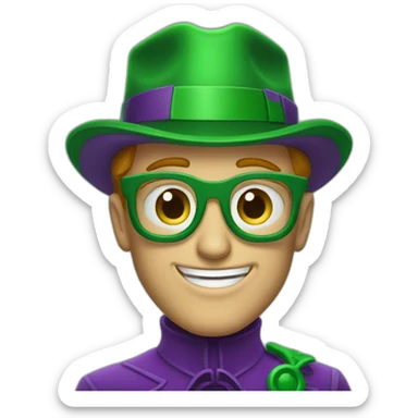 The riddler sticker