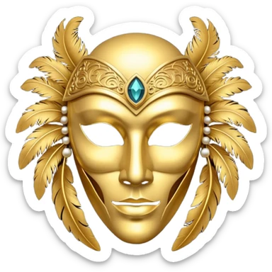 DJ Claptone mask sticker