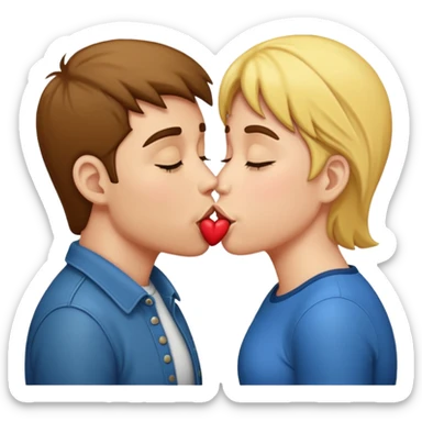 kissing ass sticker