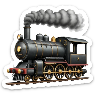 Steam Train sticker