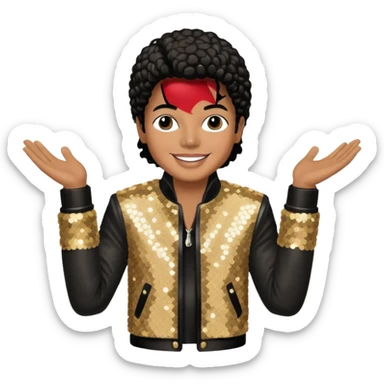 Micheal jackson sticker