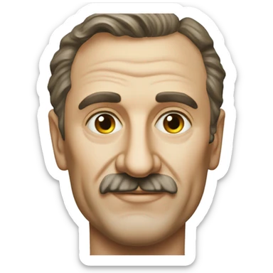 Photorealistic Alexander Kuprin russian writer sticker