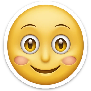 Smiley showing his eye thus expressing the typical French reaction “mon œil” if someone doesn’t believe something the other person said.  sticker