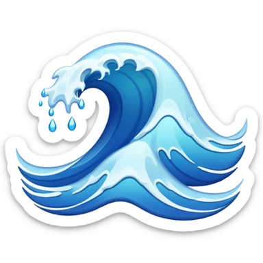 Wave Ripples sticker