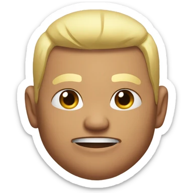 muscle asian man ce'le'bra'ting sticker