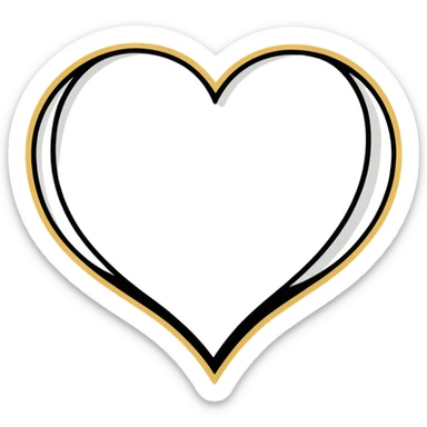 Heart Gold sticker