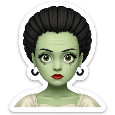 elle lanchester bride of Frankenstein  sticker