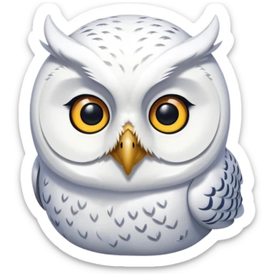 hedwig of harry potter sticker