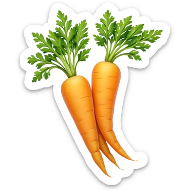 yellow carrots sticker