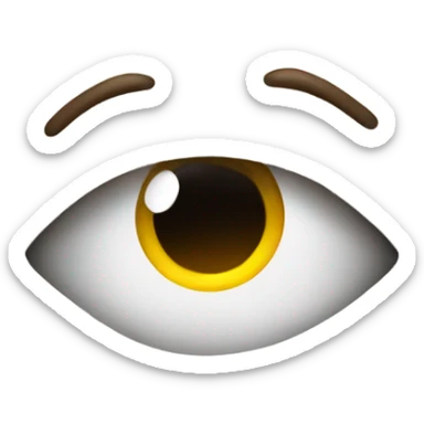 Eye twitching smiley sticker
