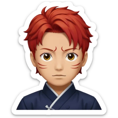 Tanjiro from demon slayer sticker