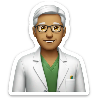 A Health professinal from Amazonas, Brazil in a causal style sticker