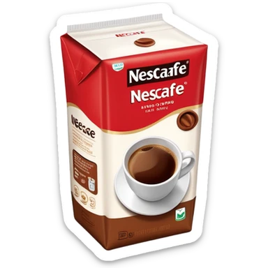 a pack of NESCAFÉ sticker