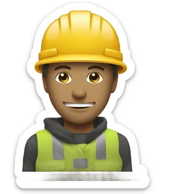 construction sign with an army helmet  sticker