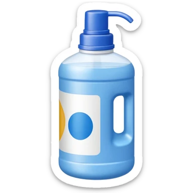 detergent bottle sticker