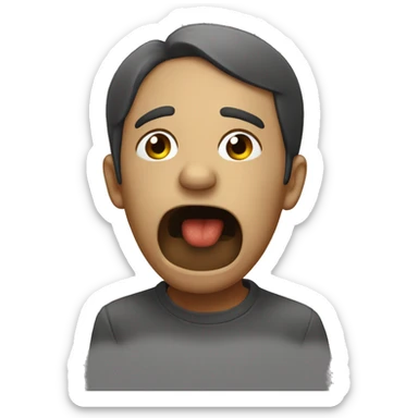 Hard Coughing sticker