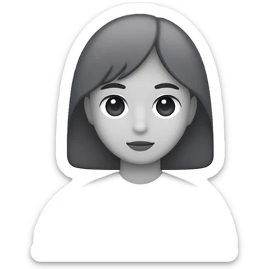 user picture placeholder, dark grey sticker