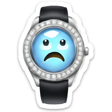 Diamond wristwatch  sticker