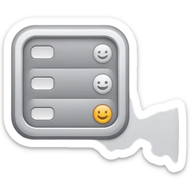 UI input fields and text areas sticker