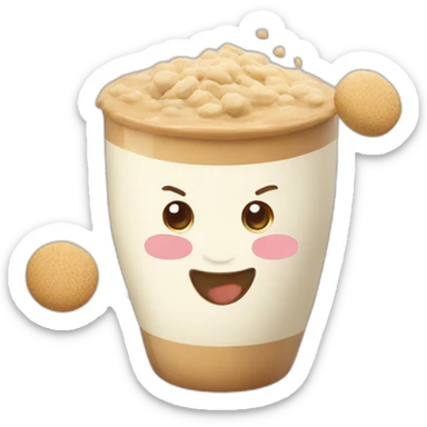 juggle oat milk sticker