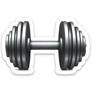 dumbbell sticker