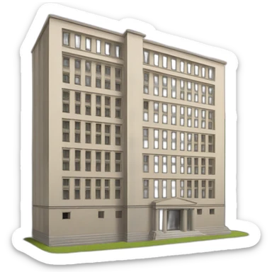 berghain bulding sticker