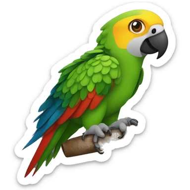 Maco parrot sticker
