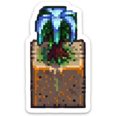 minecraft dirt block sticker