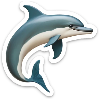 Minoan fresco dolphin sticker