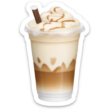 iced latte sticker