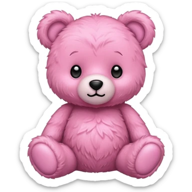 pink teddy bear cute sticker