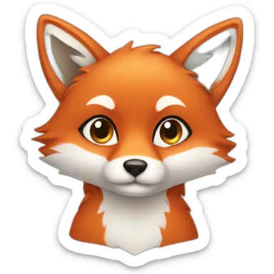Sweetie fox sticker